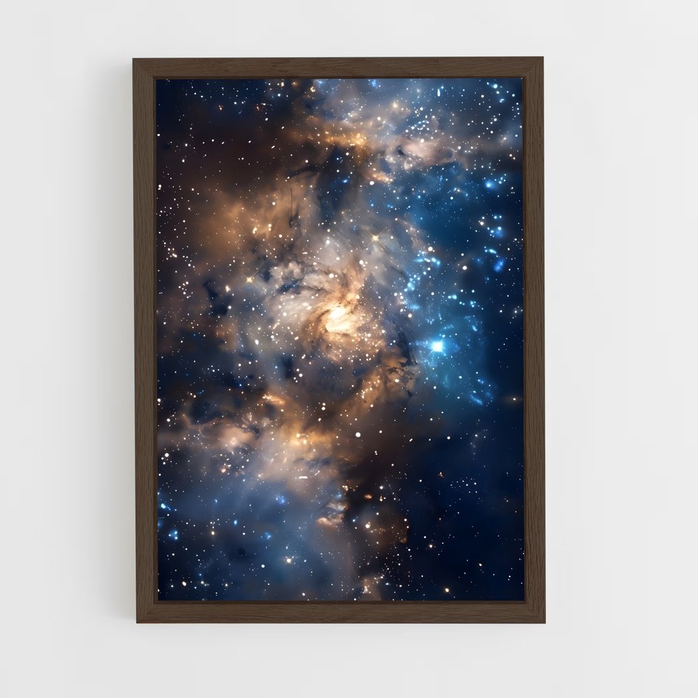 Poster Magnifique amas de galaxies (vue 5)